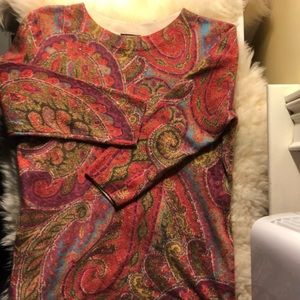 Talbots Cashmere 3/4 Sleeve Sweater